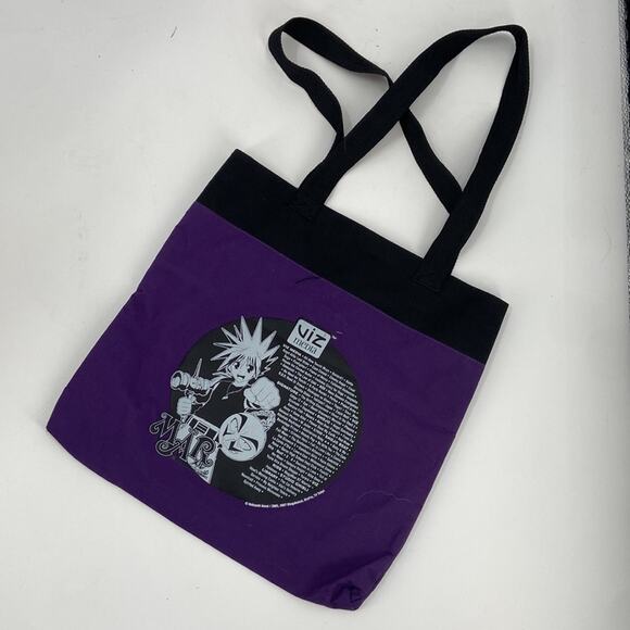 Anime death notes purple and black tote bag - Picture 3 of 5